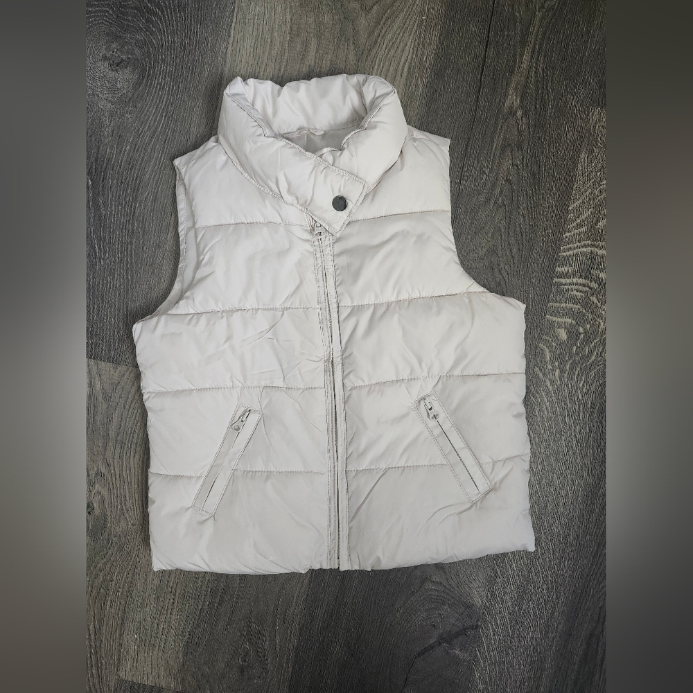 GAP Kids Cream Puffer Vest